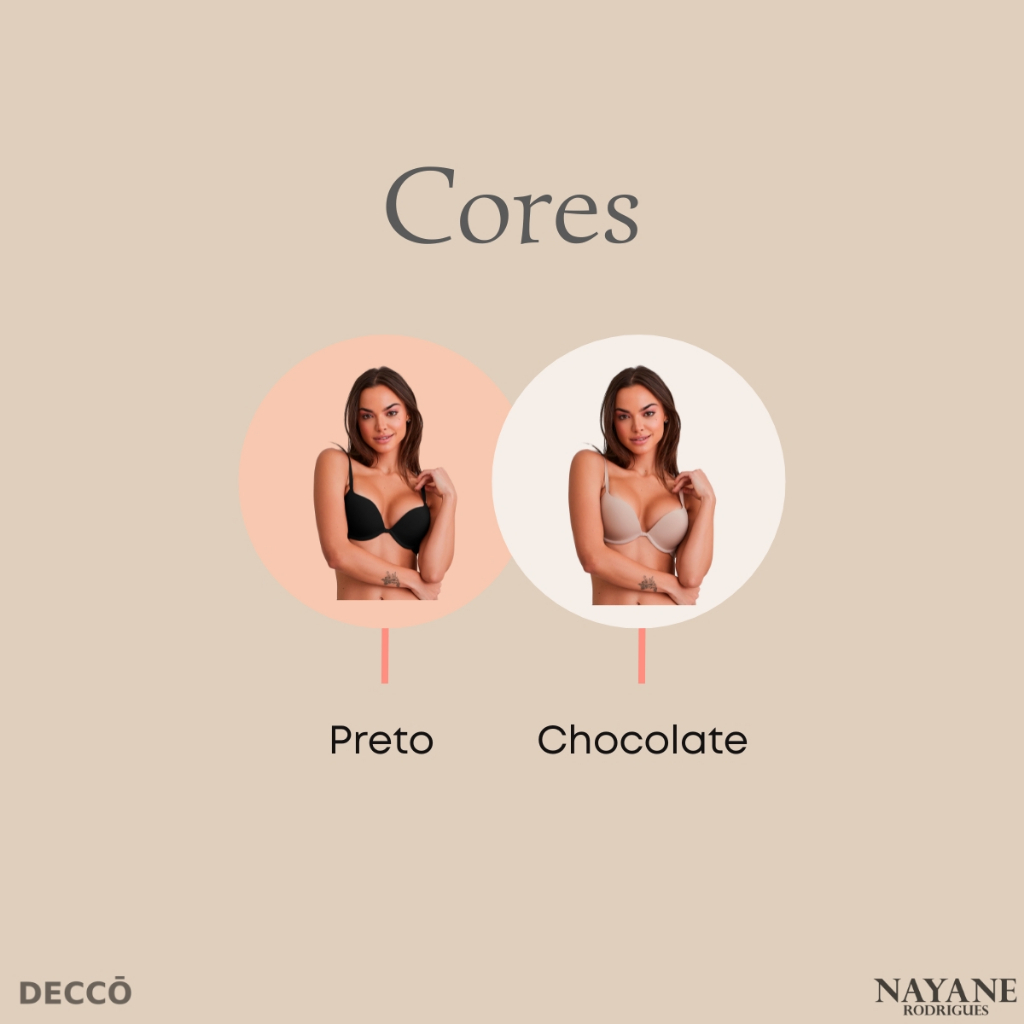 Sutia Sutien Push Up Com Efeito Magico Aumenta Modela e Junta os Seios Com Bojo Bolha 3D · foto 2