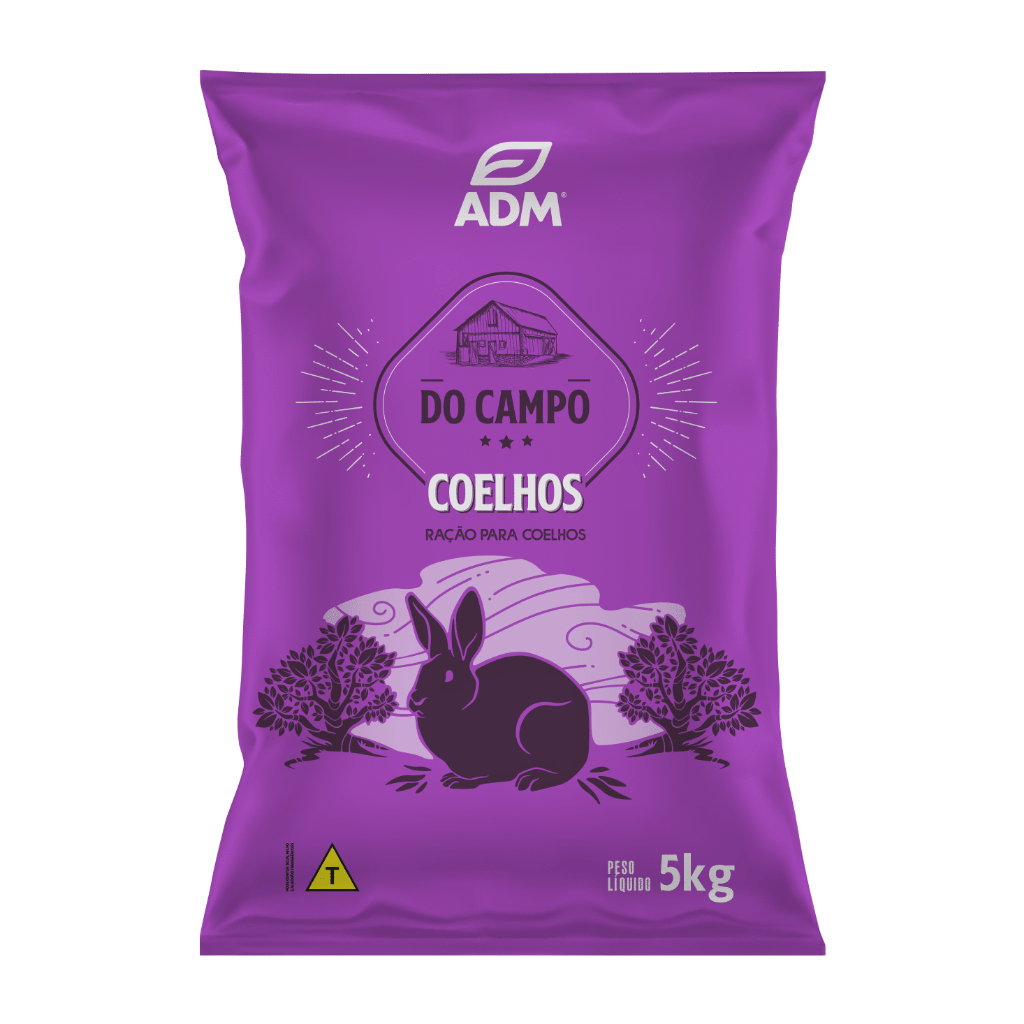 Ração para Coelhos ADM Do Campo 5kg embalagem a granel (TEMPORÁRIO)