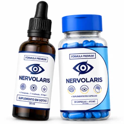 Kit Nervolaris 1 Cáps + 1 Gotas - Envio Hoje Loja Oficial