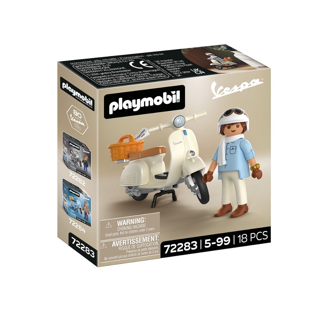 Vespa 80 Anos Estilo Clássico - Playmobil Vespa 72283