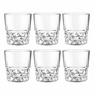 Kit 6 Copo Dose Shot De Vidro Design Elegante Drinks e Destilados