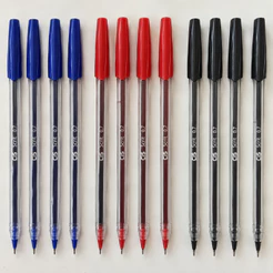 Kit Canetas Esferográficas Scrit CIS 0.7mm Escrita Macia Ponta Agulha ENEM