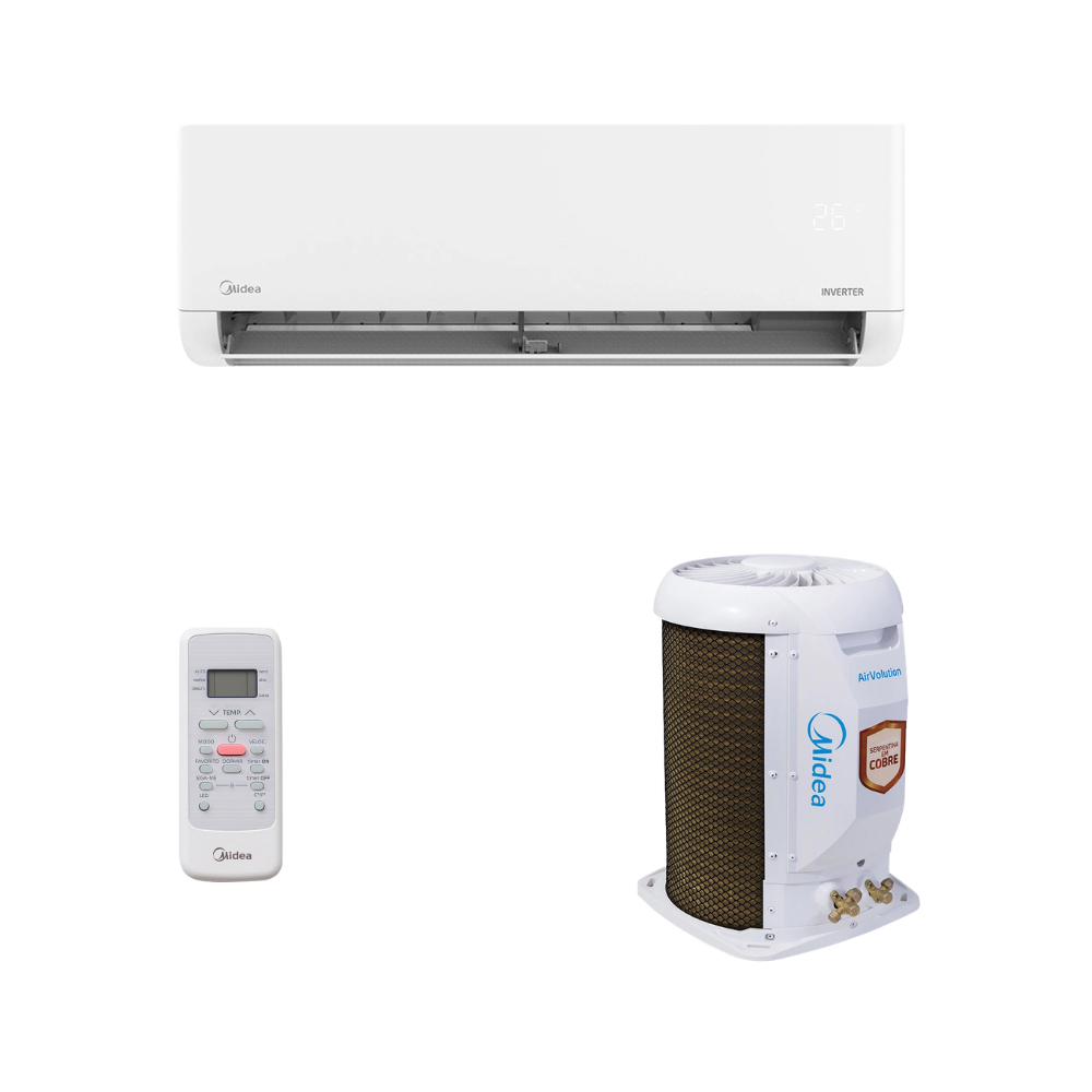 Imagem Ar Condicionado Split Hi Wall Inverter Midea Airvolution Lite 18000 Btus Frio 220v R-32