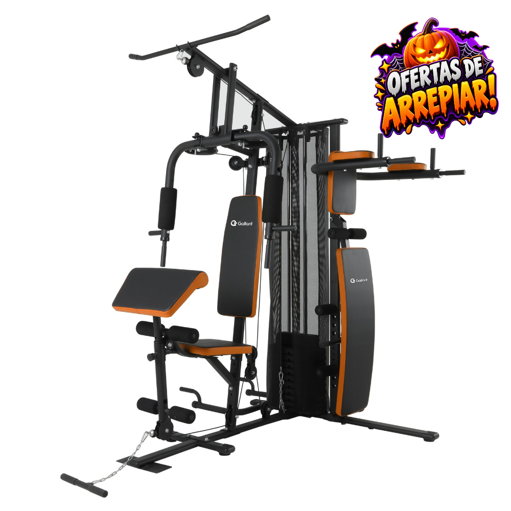 Estação de Musculação 65kg Gallant Elite (GEM65H44A-PT)