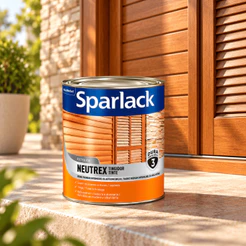 Verniz Tingidor Proteção para Madeiras Sparlack Neutrex Brilhante 900ml Verniz Sparlack Neutrex Cores Verniz Sparlack