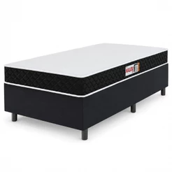 Cama Box Solteiro Espuma Malibu 88x188x50cm Hellen