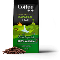 Café Especial em Grãos Coffee Mais Caparaó 100% Arábica Torra Média 250g Notas de Cacau e Frutas Amarelas