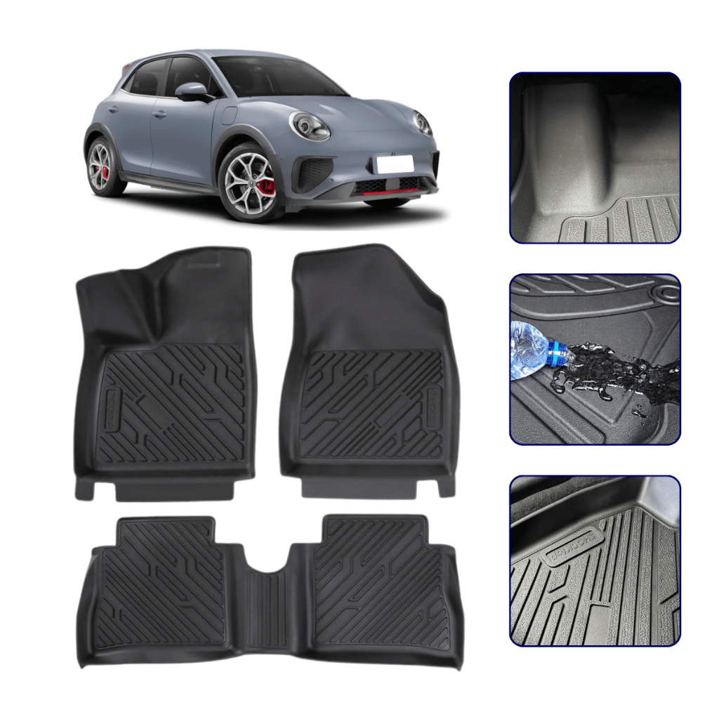 Tapete Bandeja 3D para Ora 3 2024 25 26 2027 com Bordas Elevadas Concha - Linha Premium