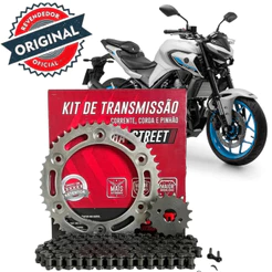 Kit Transmissão Relação tração DID Yamaha Yzf R3 Mt03 2016 2017 2018 2019 2020 2021 2022 2023 44x14 Com Retentor