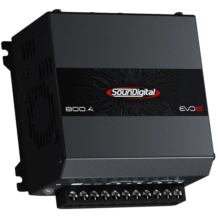 Módulo Amplificador Soundigital 800.4 800w Evo6 4 Canais Com Cooler e Crossover Som Automotivo em Oferta na Shopee