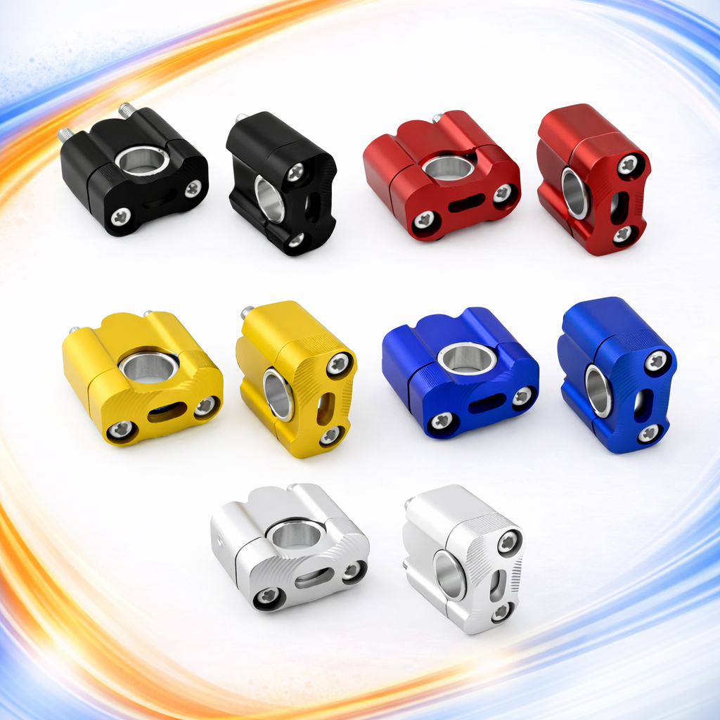 Alongador Par Adaptador De Guidão Universal 22 a 31mm Honda YBR Suporte Guidon Alumínio