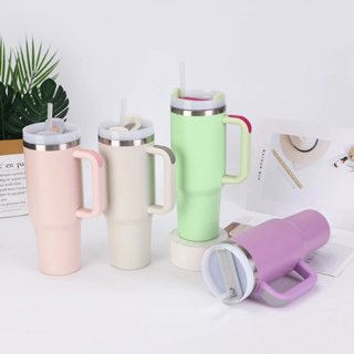 Copo Térmico Inox Alça Flip Straw com canudo de Metal 1200ml SUPER QUALIDADE em Oferta na Shopee