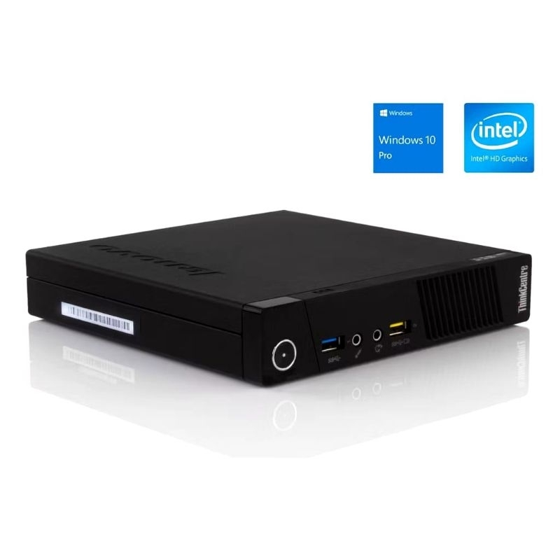 Mini PC Lenovo ThinkCentre M93p Tiny Core i3 4330T 8GB RAM SSD 240GB Windows 10 Pro