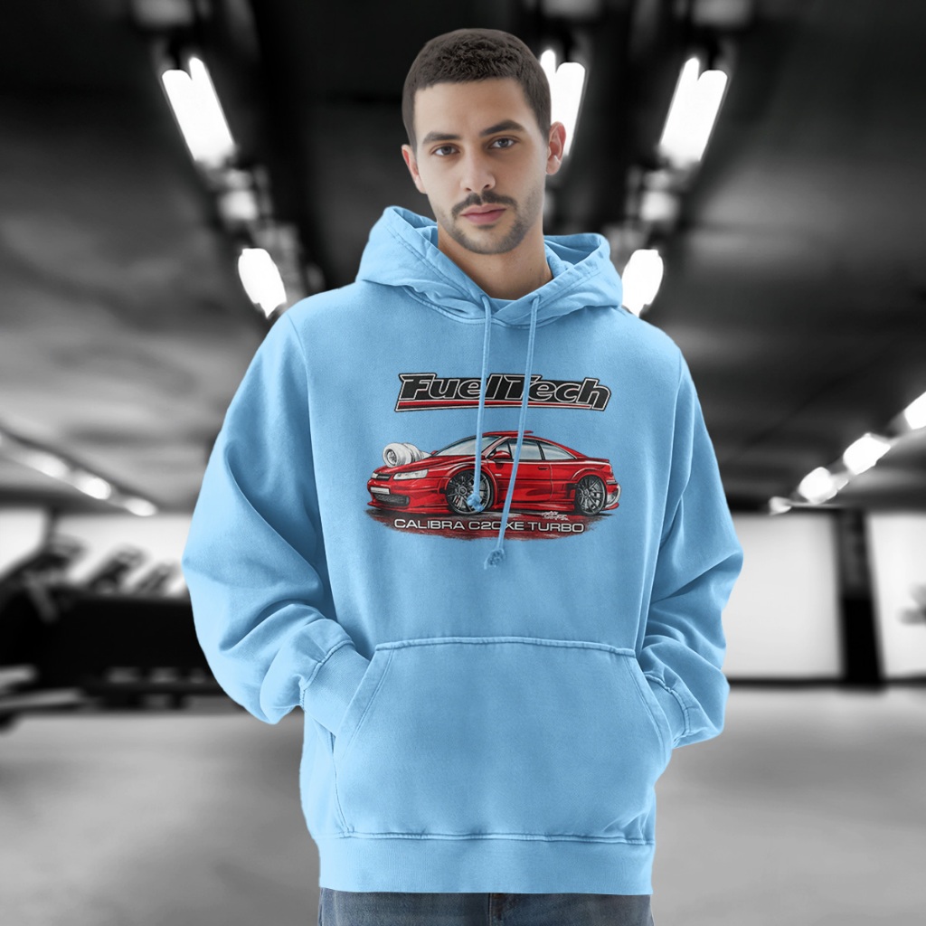Blusa De Moletom OPEL CALIBRA C20XE TURBO DETALHADA Canguru RNT