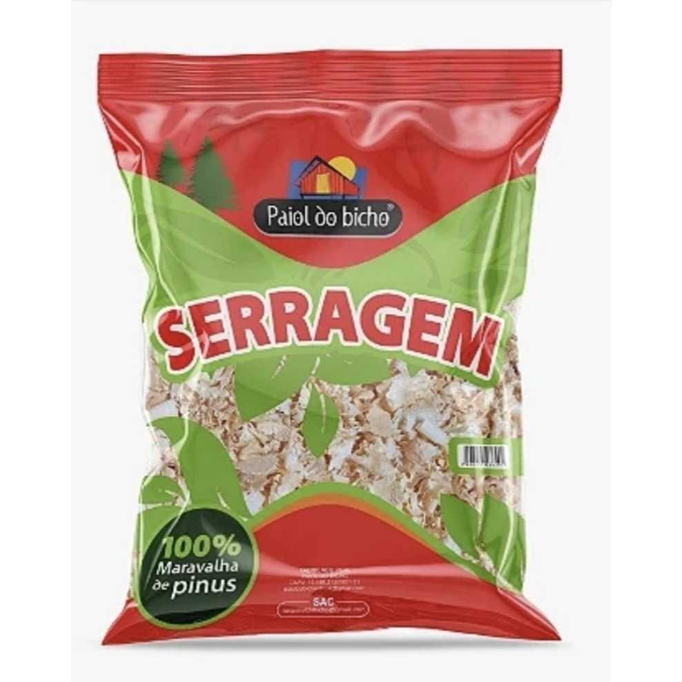 SERRAGEM MARAVALHA PARA PASSAROS E RODORES 350GR CADA