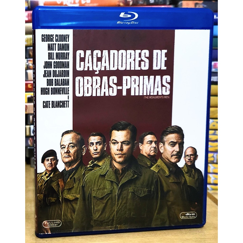 Blu-ray Caçadores De Obras-Primas - Matt Damon, George Clooney (Original Seminovo)