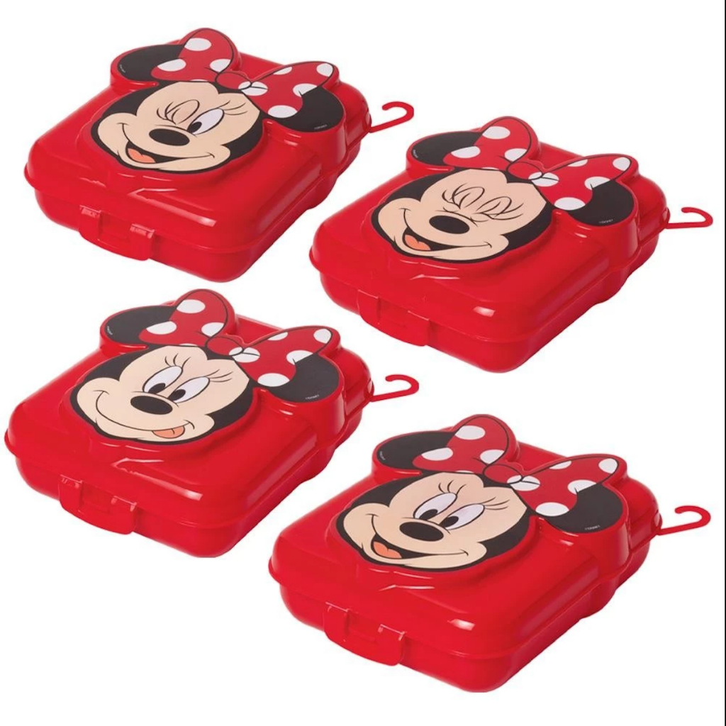Sanduicheira Minnie Rosa 3D Lancheira Infantil 1 Peça REF.15083