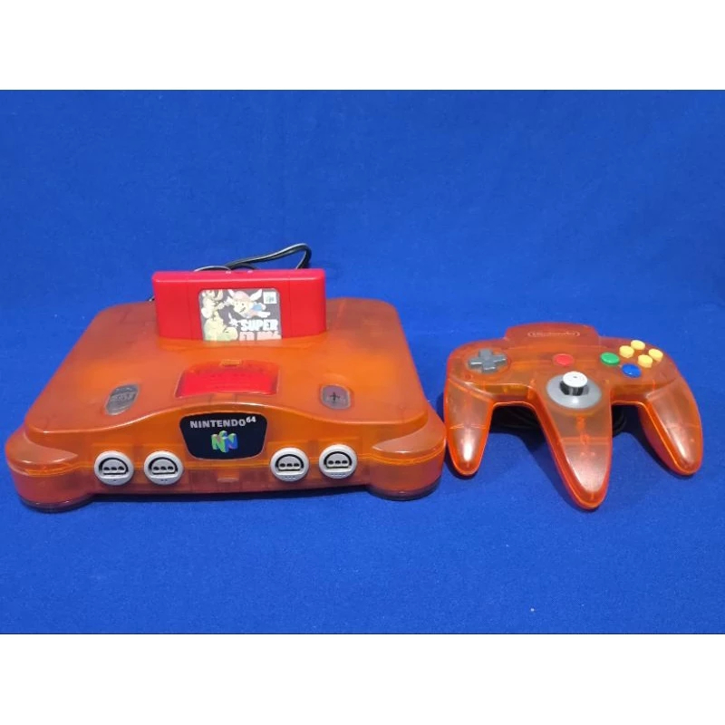 Console Nintendo 64 Laranja (Leia o anúncio)
