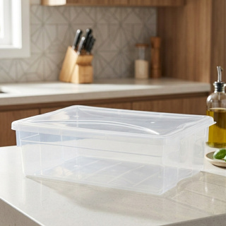 Organizador de Geladeira 1 caixa organizadora de 5 Litros com Tampa em Oferta na Shopee