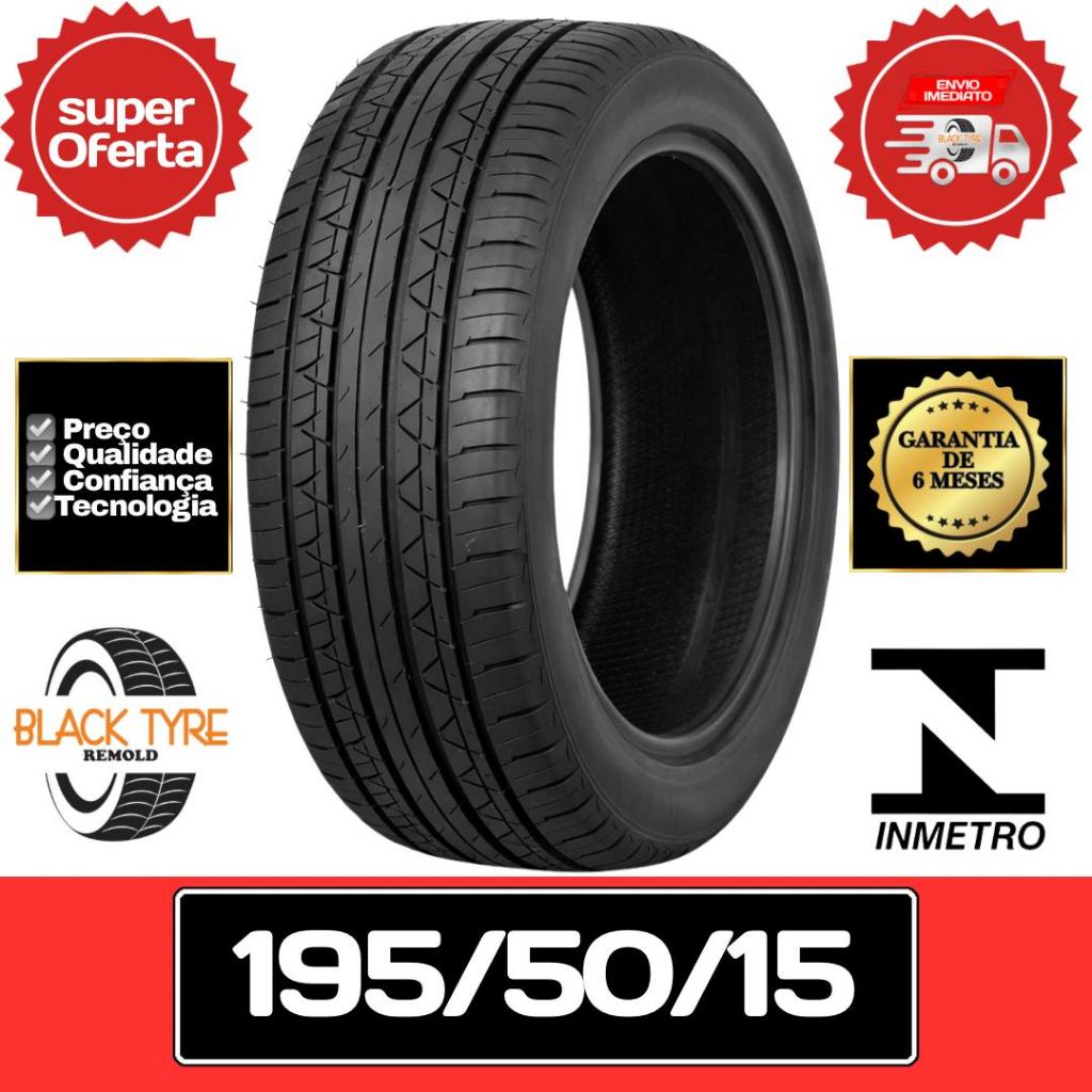 Pneu 195/50 R15 Remold Black Tyre Proxes 4 P Aro 15 Gol Voyage Sandero Logan Polo