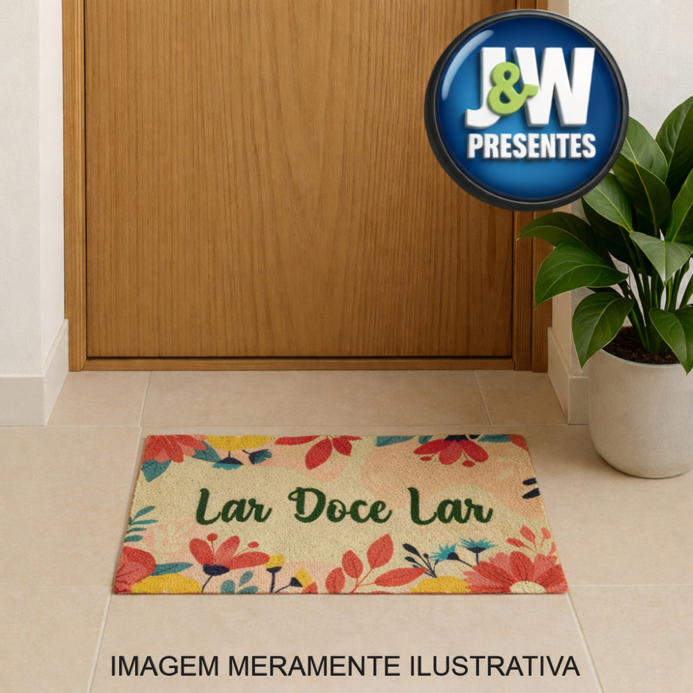Tapete Capacho Divertido Para Entrada Casa Apartamento Loja 58x38cm em Oferta na Shopee