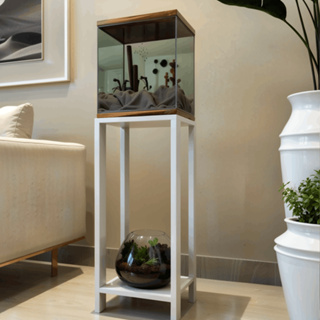 MESA ALTA, MESA DE CANTO, SUPORTE AQUÁRIO, MESA DE BEBEDOURO, MESA LATERAL Sala/Quarto/Cozinha. 100% MDF em Oferta na Shopee