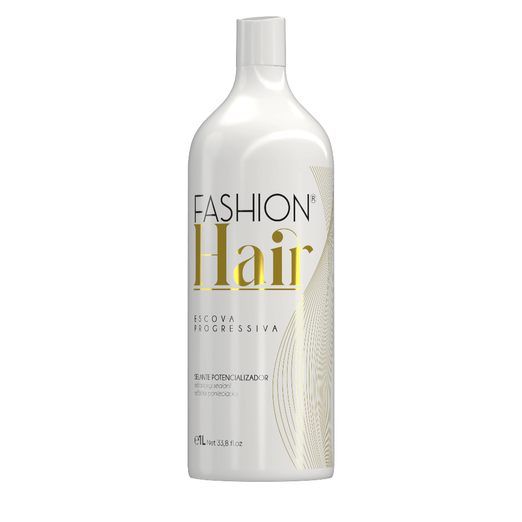 Escova Progressiva Fashion Hair Linha Gold 1L Sem Formol Original em Oferta na Shopee