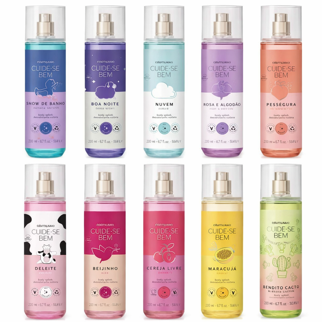 Linha Cuide-se bem de o Boticário Body splash Desodorante Corporal 200 ml em Oferta na Shopee