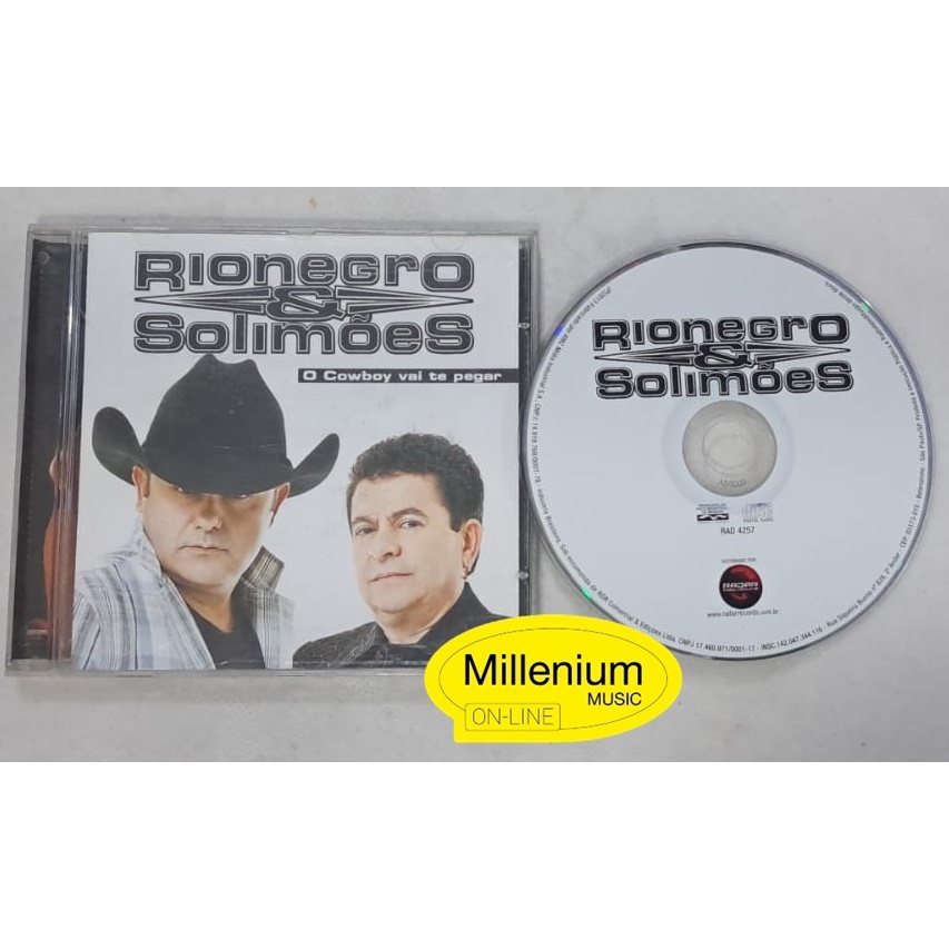 CD Rionegro & Solimões -O Caboy Vai Te Pegar  2013 Original Gravadora Colecionador  Ótimo Estado