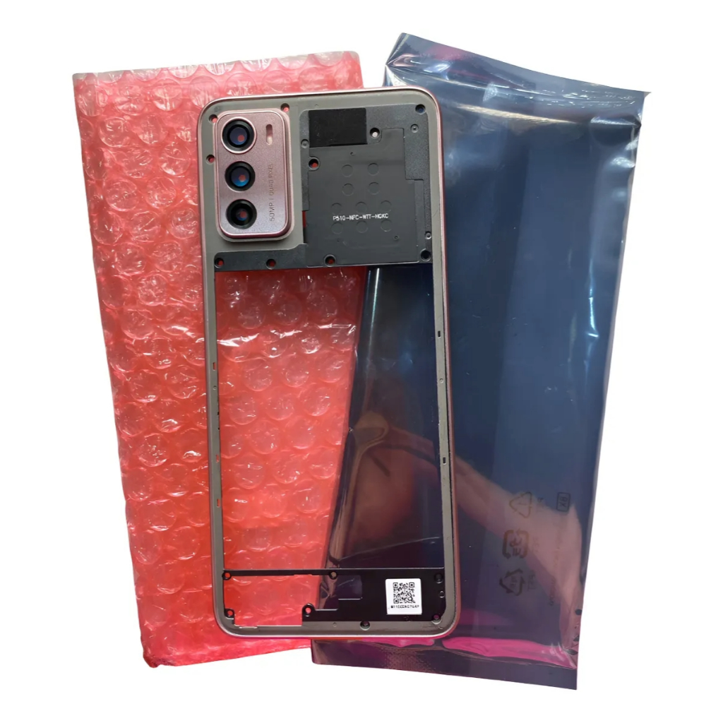 Aro Carcaça Lente Moto G42 Xt2233 Original Rose