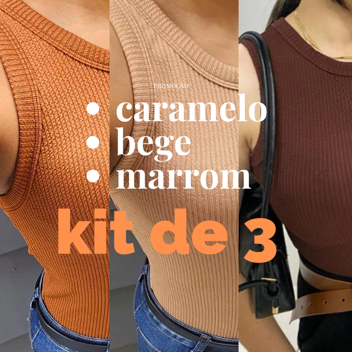 regata feminina Elegância e Versatilidade em Dobro- blusa Femenina Basica tecido Elegante P G3 em Oferta na Shopee