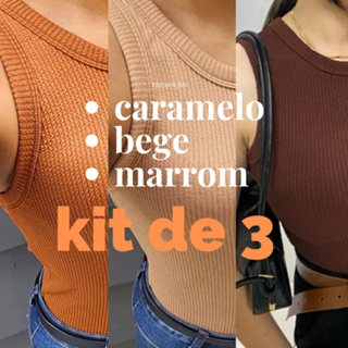 regata feminina Elegância e Versatilidade em Dobro- blusa Femenina Basica tecido Elegante P G3 em Oferta na Shopee