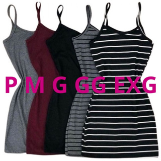 Vestido Curto Alcinha Tubinho Midi Tendência Moda  Plus Size Canelado Moda Verão P M G e GG em Oferta na Shopee