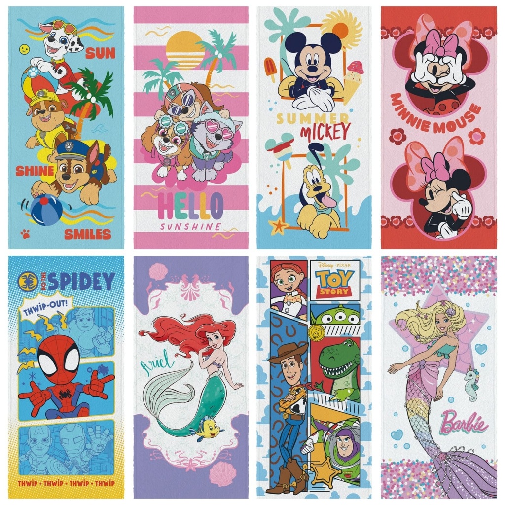 Toalha de Banho Infantil Felpuda Personagem Menino Menina 60 Cmx1,20 Mts Lepper