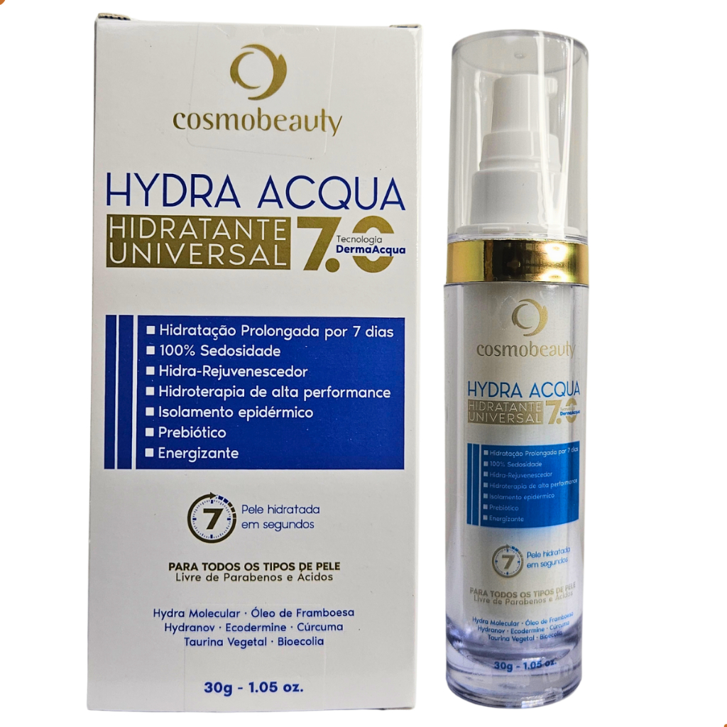Hydra Acqua Hidratante Facial Cosmobeauty Para todos Os tipos de Pele
