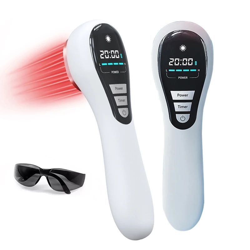 Aparelho Laser Fisioterapia Profissional 650nm 808nm Alívio Dor Muscular Artrite