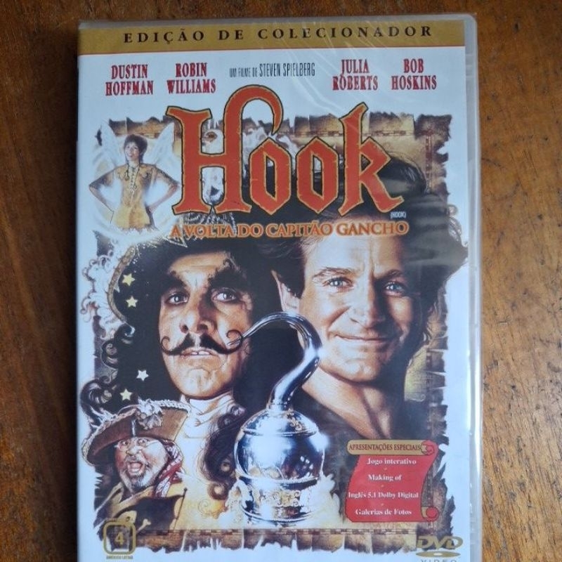 dvd Hook a volta do capitão gancho original (lacrado)