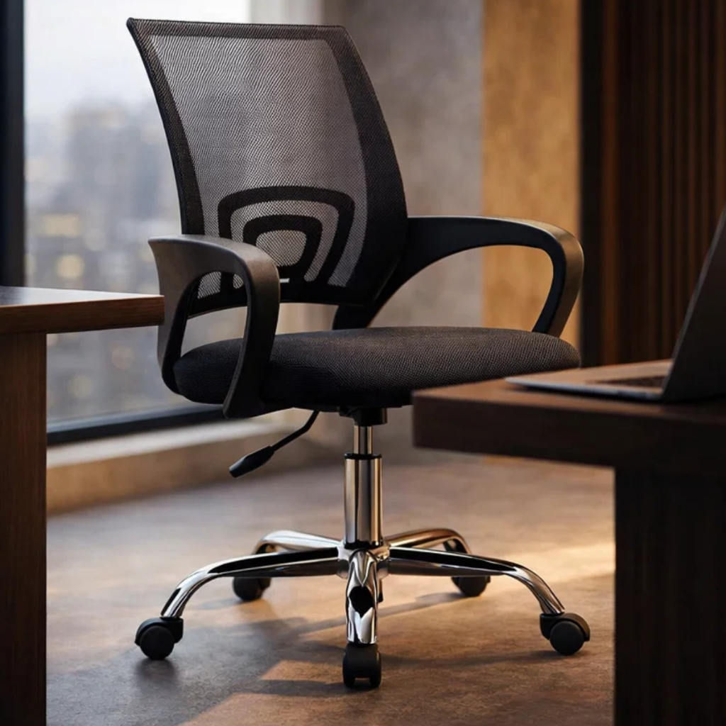 Cadeira Para Escritório Ergonômica Encosto Tela Mesh Giratória Para Clinica Corporativa Executivo