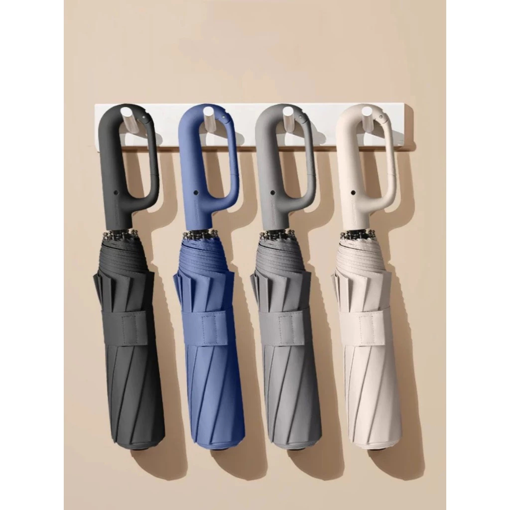 Novo Guarda Chuva Automático Alta Resistência a Chuvas e Vento Forte Com Proteção UV