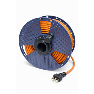 Enrolador de Cabos com Manivela + Carretel | Organizador de Extensão Elétrica e Fios em Oferta na Shopee