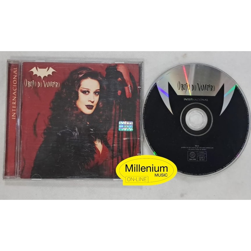 CD O Beijo Do Vampiro Trilha Sonora Internacional Da Novela 2002 Original Gravadora Colecionador Ótimo Estado
