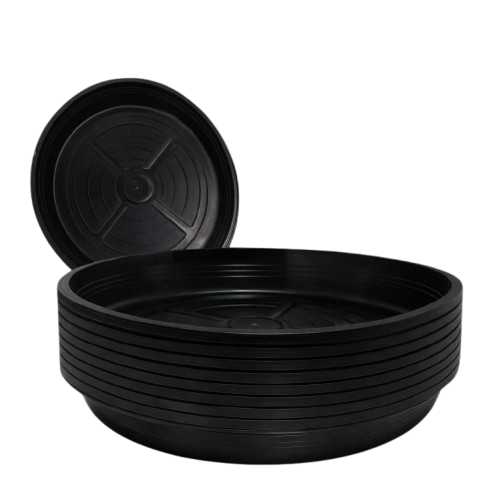 Kit 20 Pratos Redondo Para Vaso De Plantas Diversos Tamanhos Potes Plantas Flores Jardim Decoração