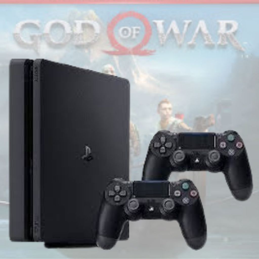 Ps4 Playstation 4 Usado Play 4 Slim 500GB +2 Controles Originais + 1 Jogo