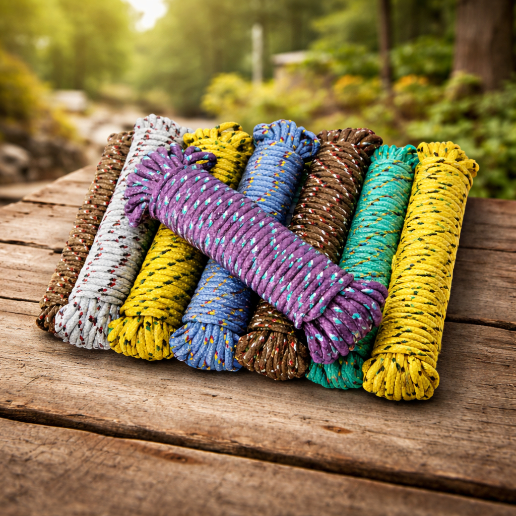 Kit Corda de Poliéster para Amarração de Varal e Carga