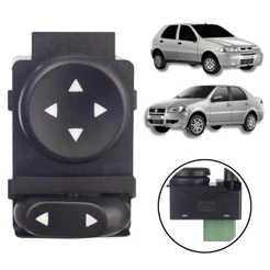 BOTÃO INTERRUPTOR RETROVISOR ELÉTRICO FIAT PALIO SIENA STRADA 2003/2011