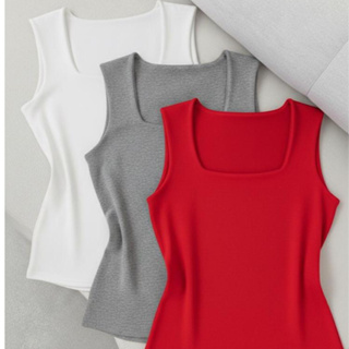 Kit 3 Blusinhas Regata Feminina Decote Quadrado Tecido Suplex Verão 2026 em Oferta na Shopee