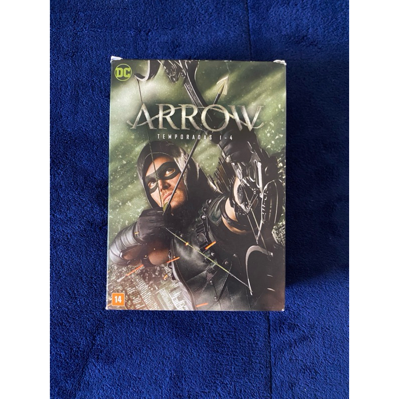 DVD Arrow Box Completo Temporadas 1 a 4 (originais, usados) [20 discos]