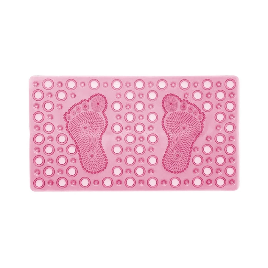 Tapete De Box Banheiro ANTIDERRAPANTE Ventosa Massageador Limpeza De Pés  Top Olaola1