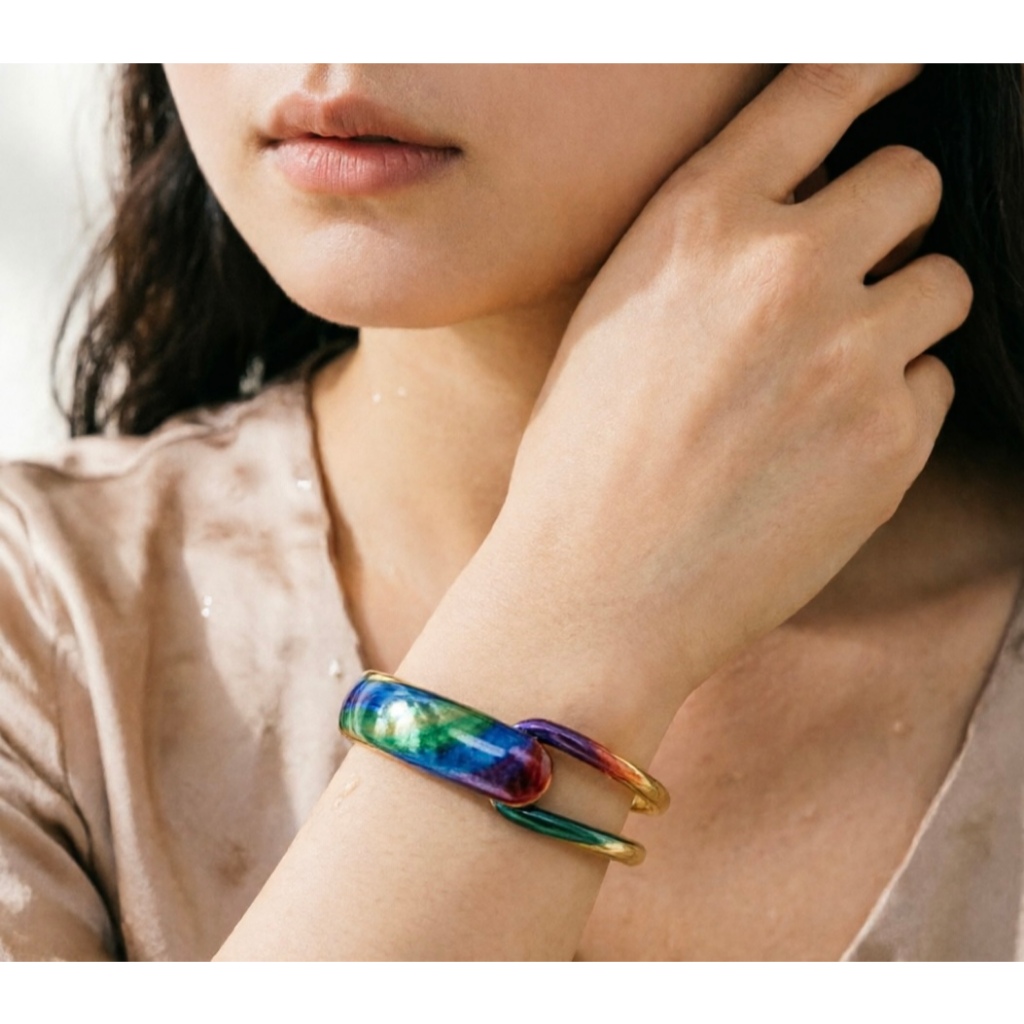 Simples Irregular Chunky Manguito Pulseiras Fácil De Combinar Elegante Na Moda Pulseira Minimalista Jóias Para Aniversár