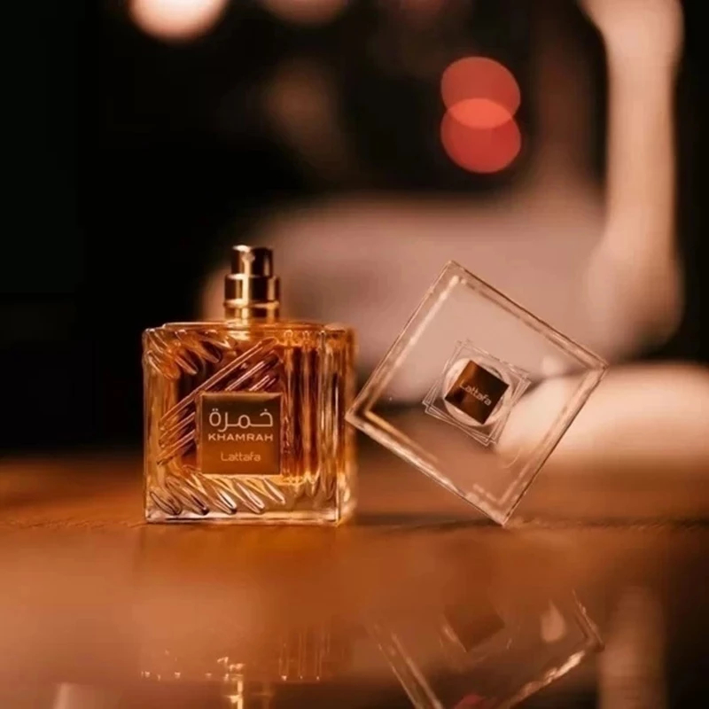 Perfume Nobre Perfume Lattafa Khamrah/QAHWA/Dukhan ORIGINAL Eau De Parfum Unissex 50ml Presente dias